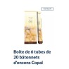 Boîte de 6 tubes Aromatika de 20 bâtonnets d'encens COPAL