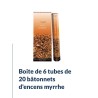 Boîte de 6 tubes Aromatika de 20 bâtonnets d'encens MYRRHE